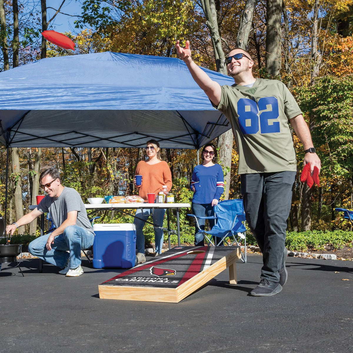 Arizona Cardinals Cornhole Board Q238699
