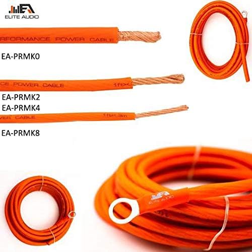 0 Gauge CCA Amplifier Wiring Kit with 20 feet 0 AWG and 2-Channel RCA Interconnects C609