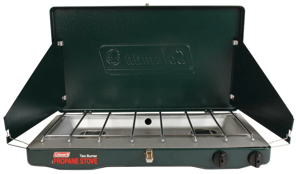 2-Burner Propane Stove with 1 Gallon Jug E2422