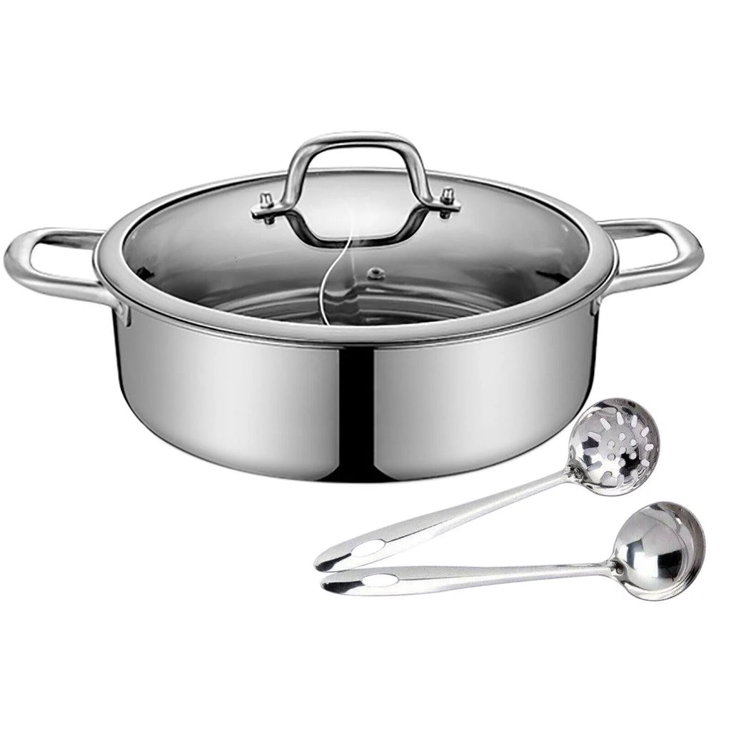 Portable 304 Stainless Cookware Set with Lid K276