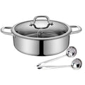 Portable 304 Stainless Cookware Set with Lid K276