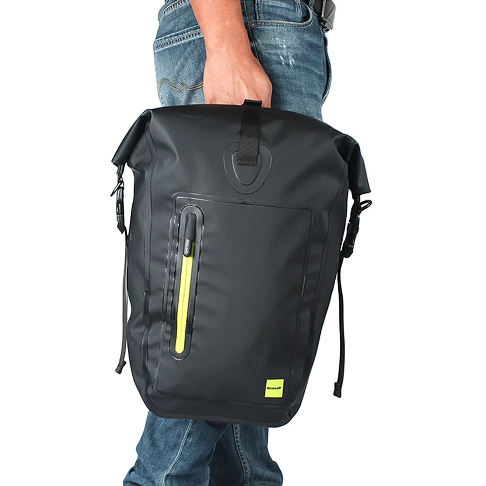25L Waterproof Bike Rear Rack Pannier Bag C4158