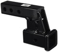 Receiver Hitch Extension with 4" Drop/Rise Black F3634