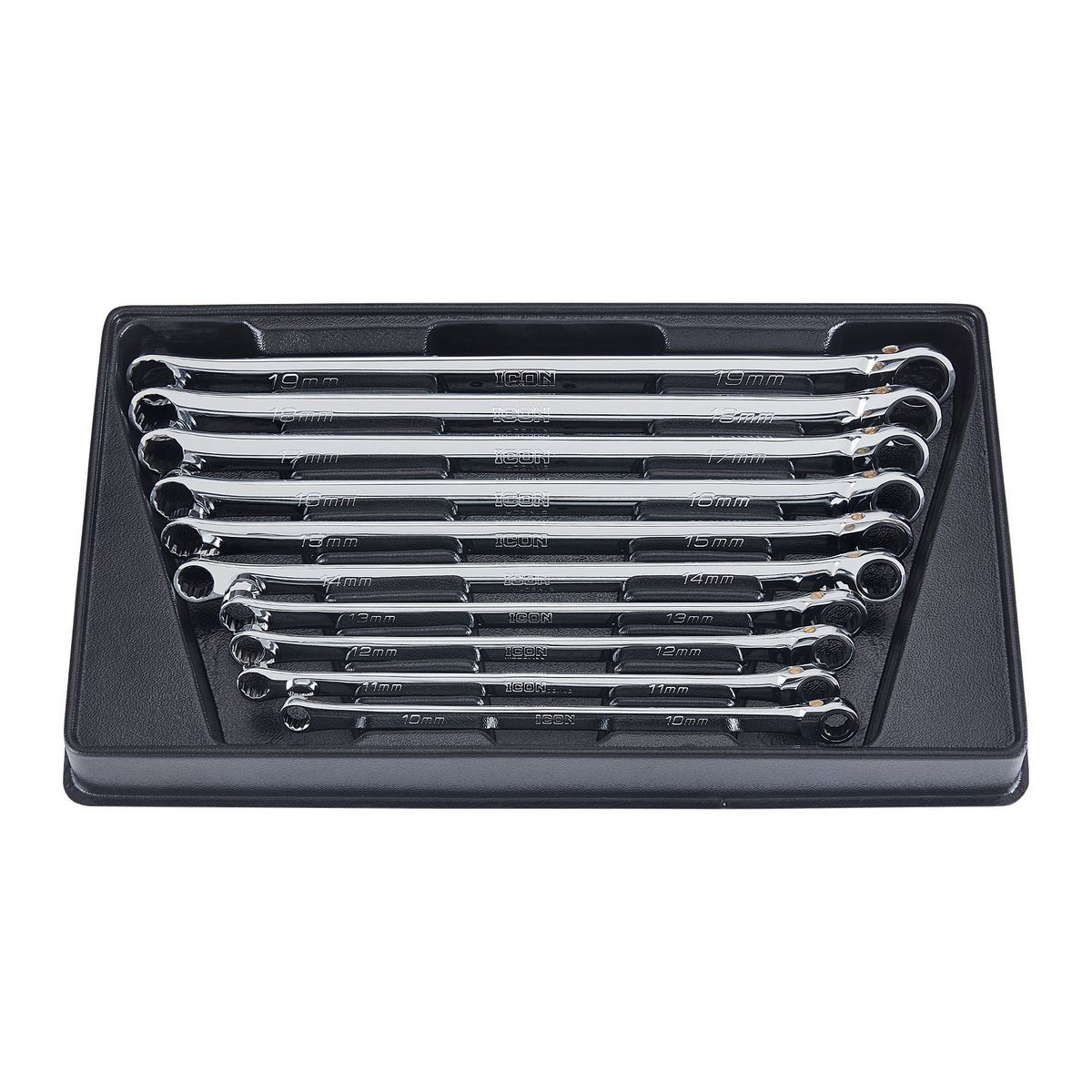 10 Piece Metric Double Box Ratcheting Wrench W42660