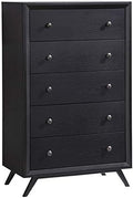 5 Drawer Dresser in Cappuccino W34665