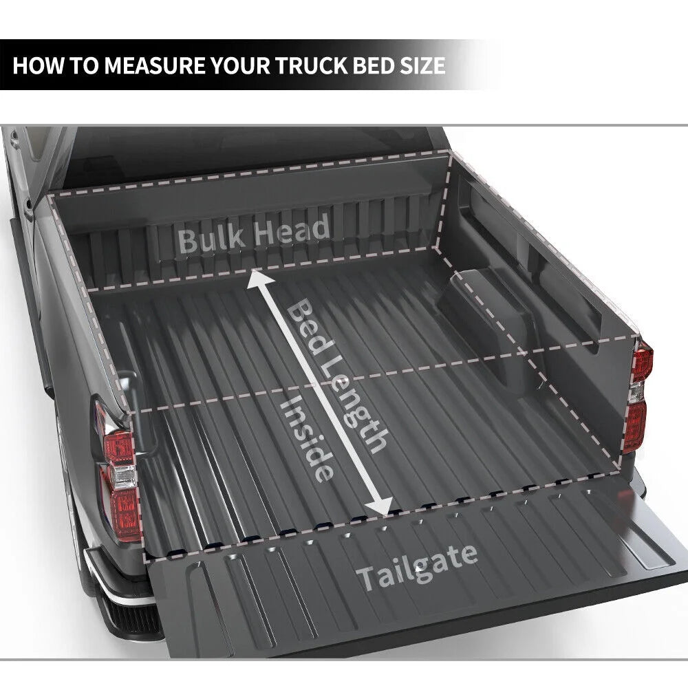 5 ft Soft Tri Fold Truck Bed Tonneau Cover C858