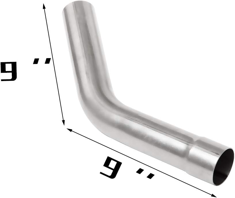 2.5'' T304 Stainless Steel 8PCS Exhaust Pipe Kit H642990