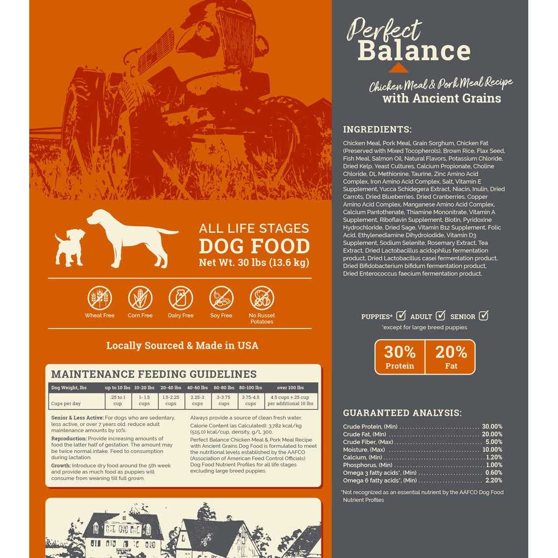 Chicken Meal with Ancient Grains Dog Food D7526