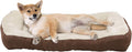 Gray Rectangle Pet Bed, 40 x 30 inches, Plush, Pack of 2 E26862