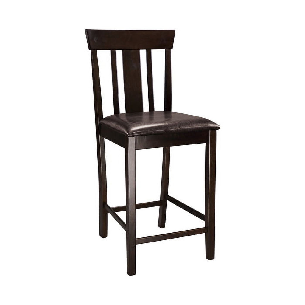 Black Bi-Cast Vinyl Counter Height Chair G364492