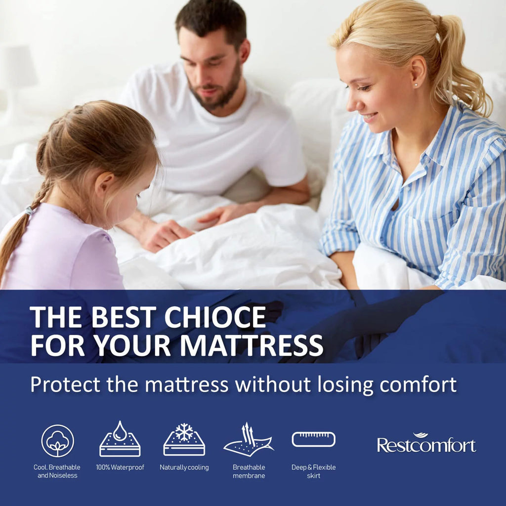 Cotton Terry Mattress Protector Twin XL Size Z85727