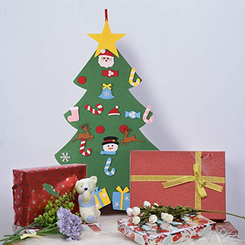 Felt Christmas Tree 26Pcs 3.2ft Wall Hanging T43673