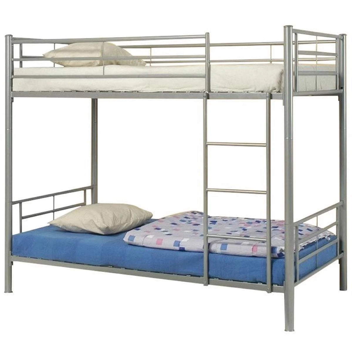 Modern Metal Twin over Full Bunk Bed L188