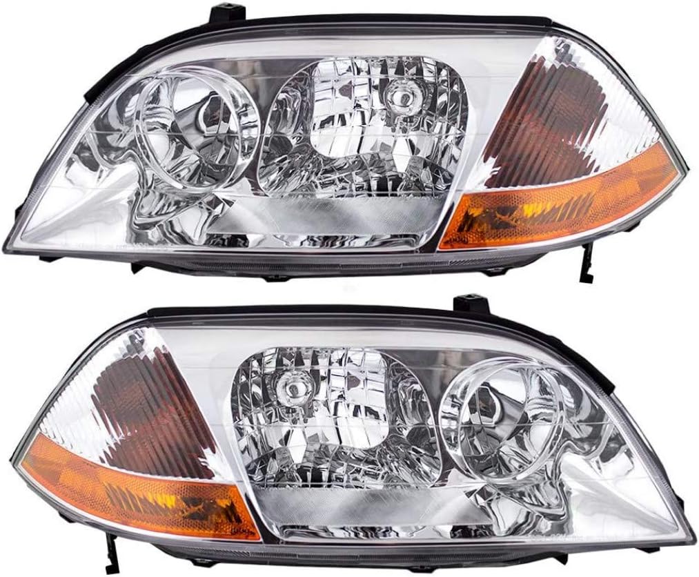 Headlight Assembly Unit Pair for Acura MDX 2001 2002 2003 D717975