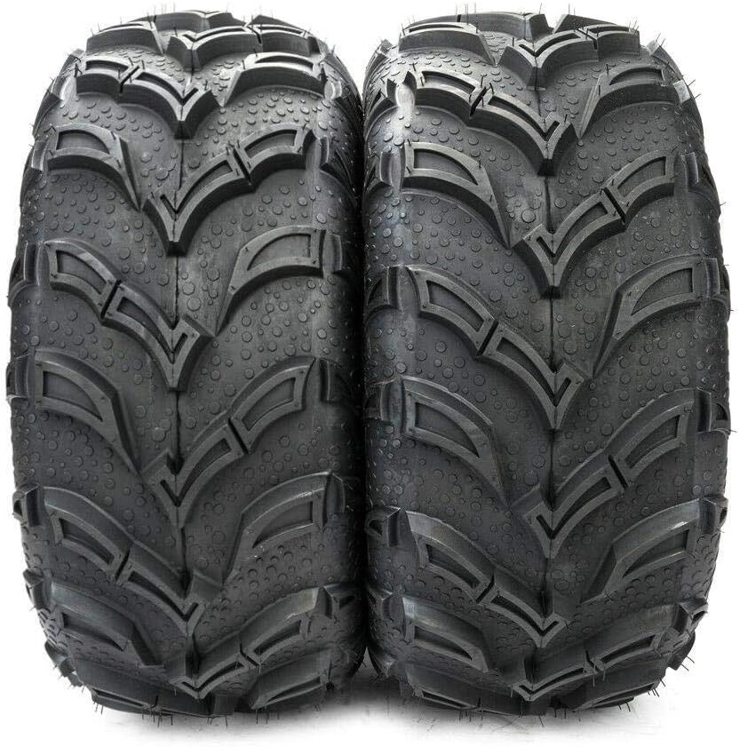 2 PCS All Terrain Tubeless ATV UTV Tires 25x10-12 Rear 6PR C635