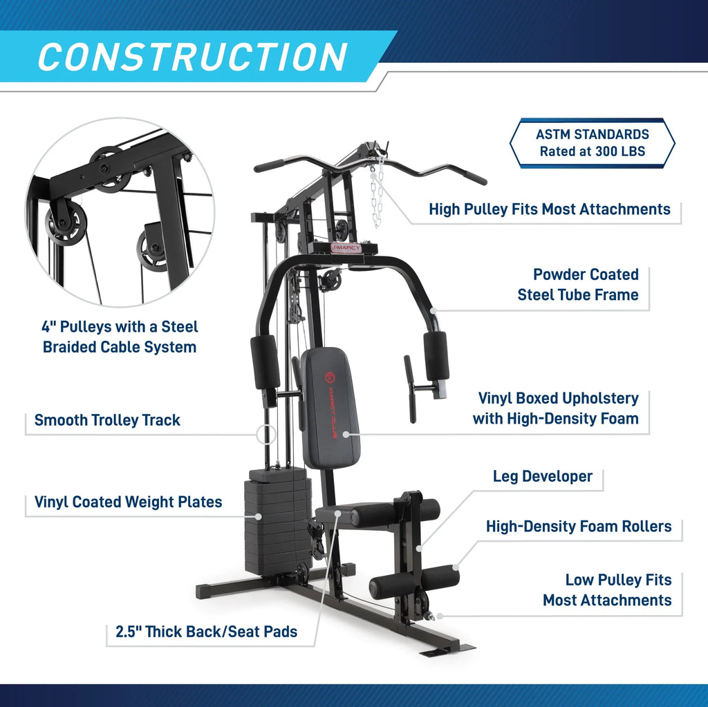 100 lbs Stack Home Gym U249389