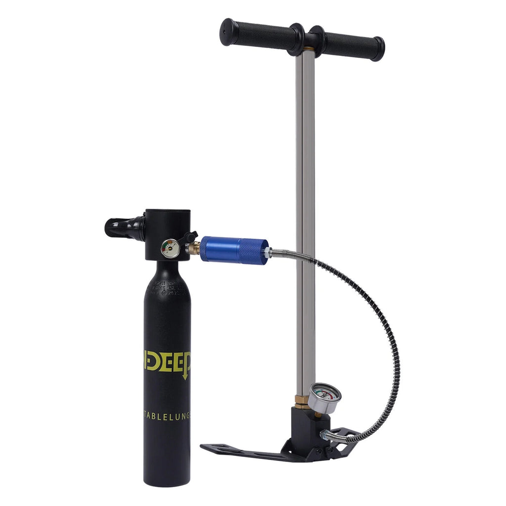 Mini Scuba Diving Case Kit 0.5L Oxygen Tank Pump Equipment M35632