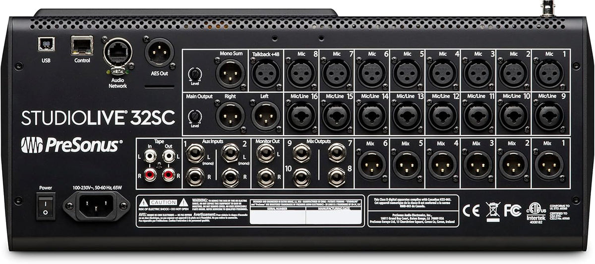 32-channel digital mixer with AVB networking L1515