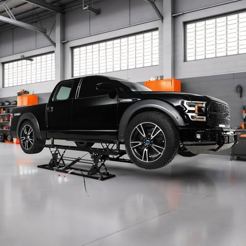 Portable Car Lift, 7000 LBS, 28" Maximum Height Q901213