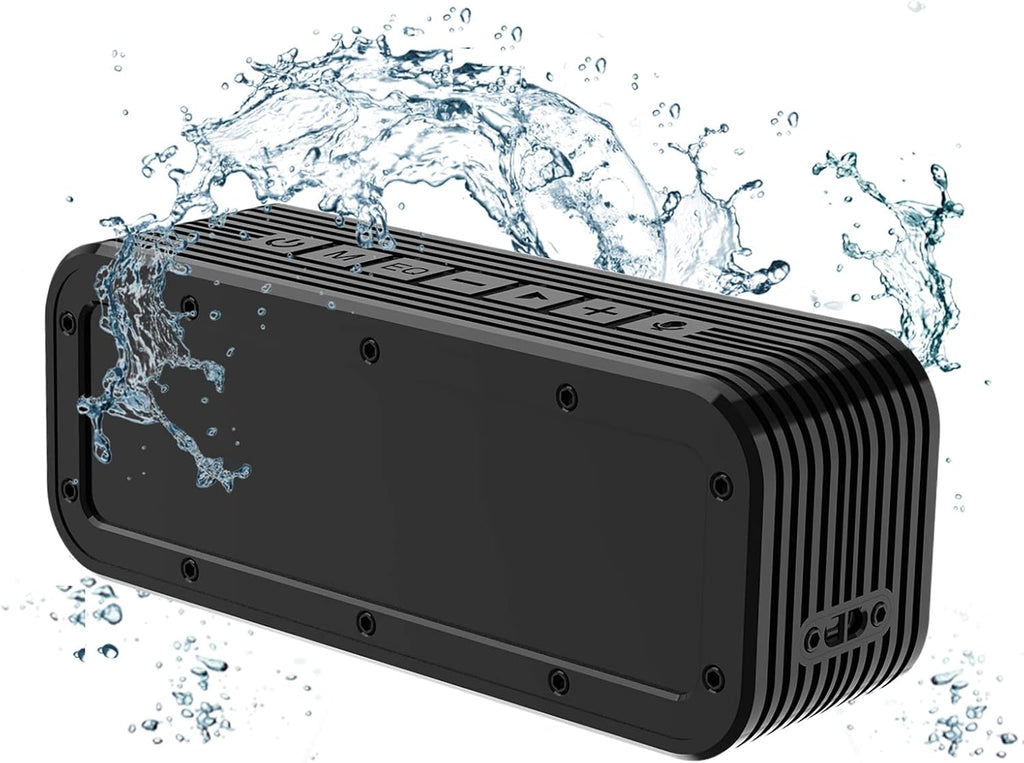 Black Portable IPX7 Waterproof Bluetooth Speaker Q292377
