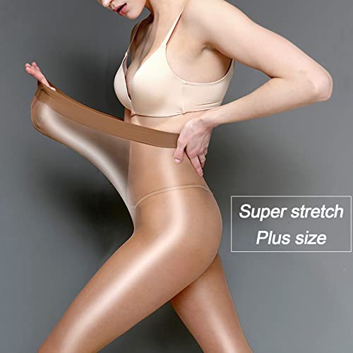 Women's Oil Shiny Pantyhose High Stretch Tights 60D H812516