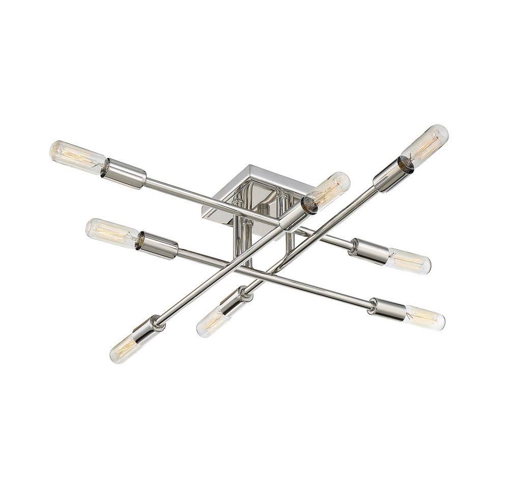 Bronze 8 Light Semi Flush Z5825
