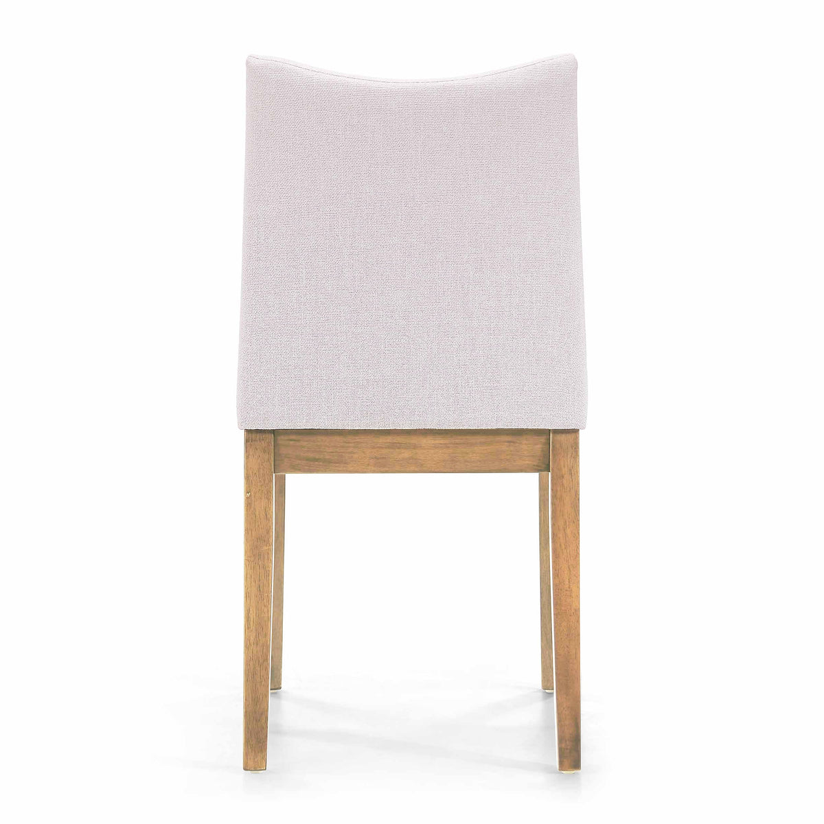 Set of 2 Light Beige Fabric Upholstered Dining Chairs V5521