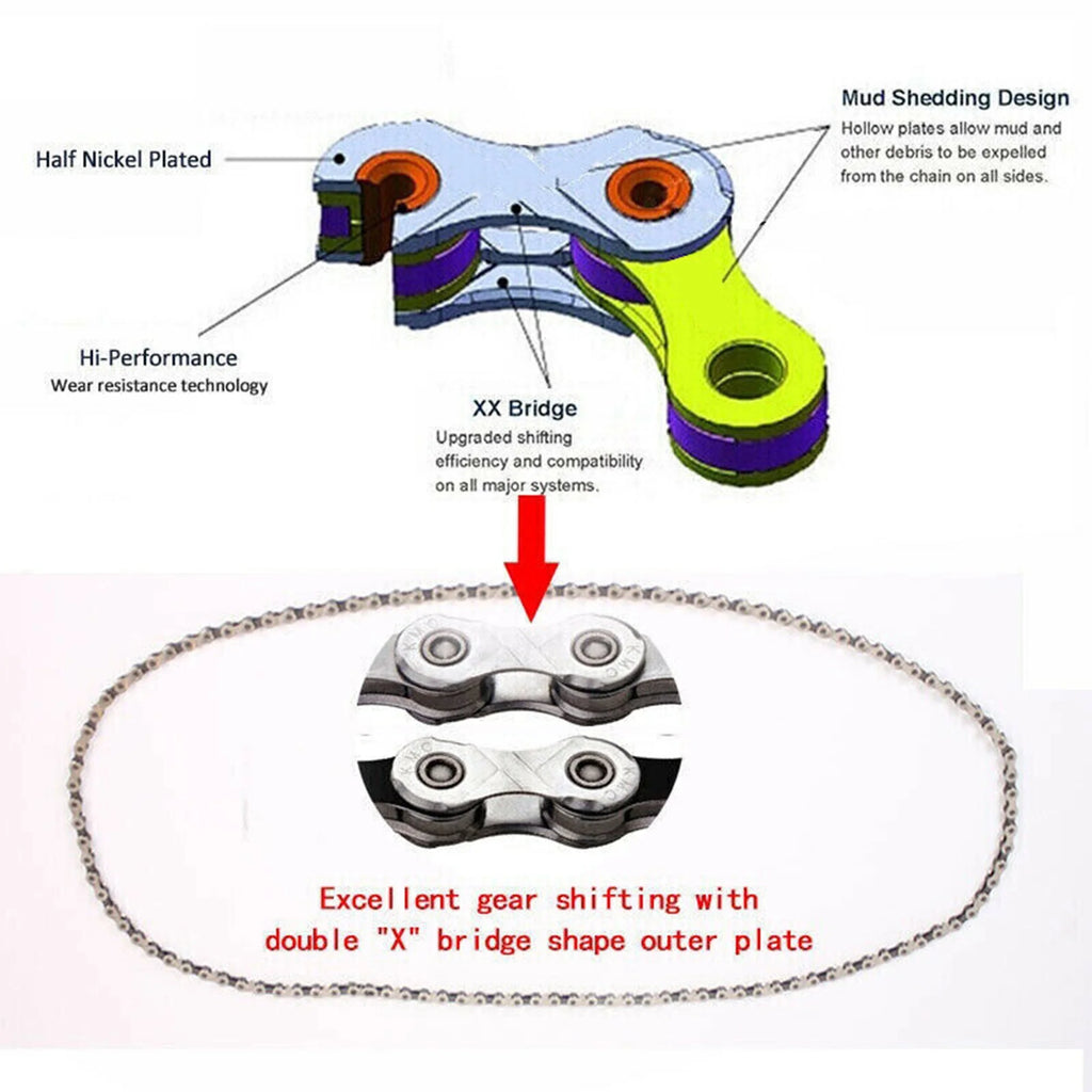 11 Speed Bike Chain 118L Quick Link C90779