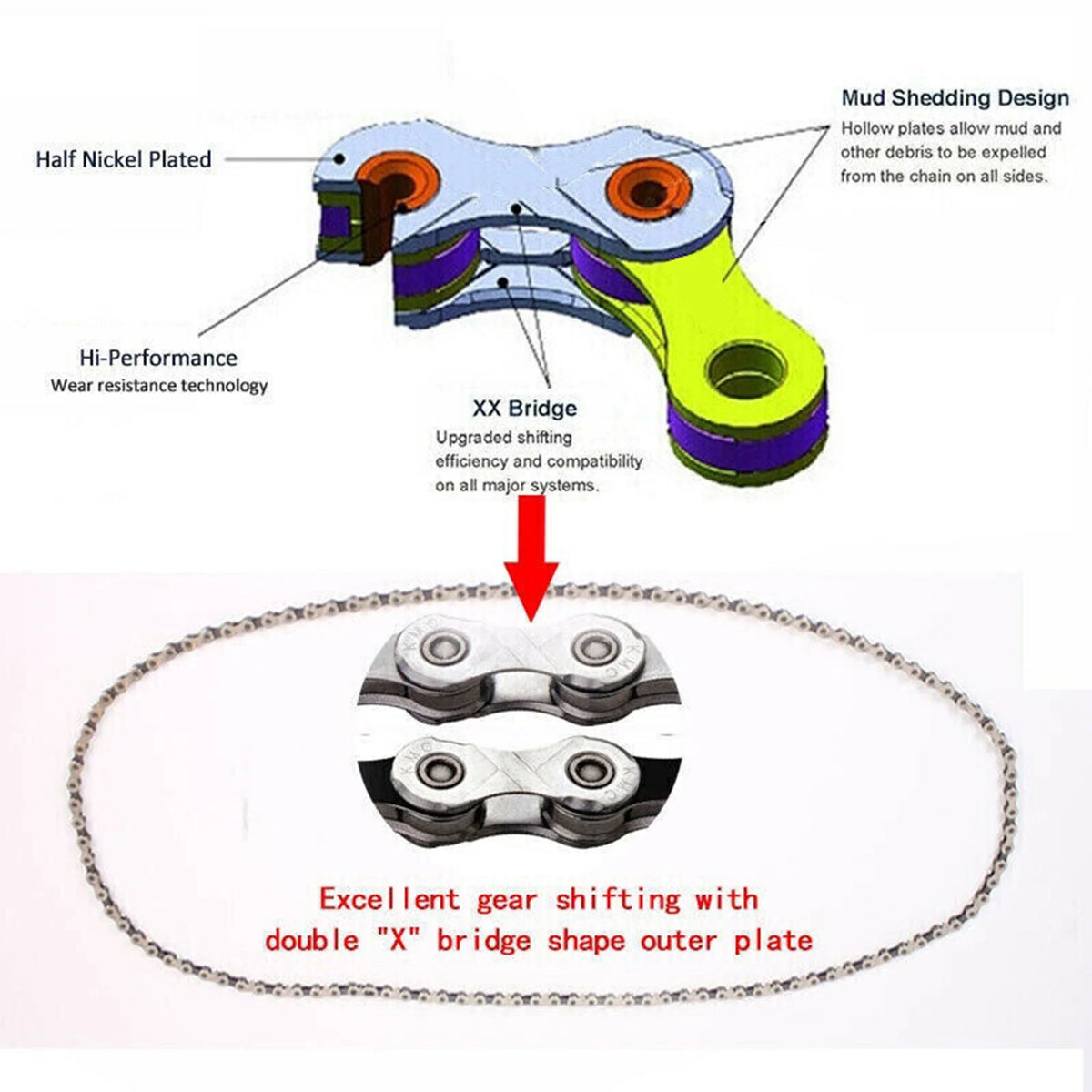 11 Speed Bike Chain 118L Quick Link C90779
