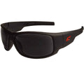 Matte Black Safety Glasses with Smoke Lens V6904
