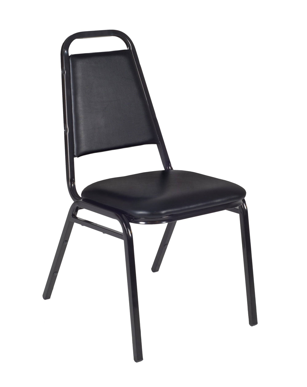 48x22 Round Breakroom Table with 4 Stack Chairs C738