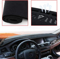 Black Carpet Dashboard Cover Mat W63714
