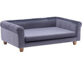 42-in. Faux-Velvet Rectangle Pet Bed E964