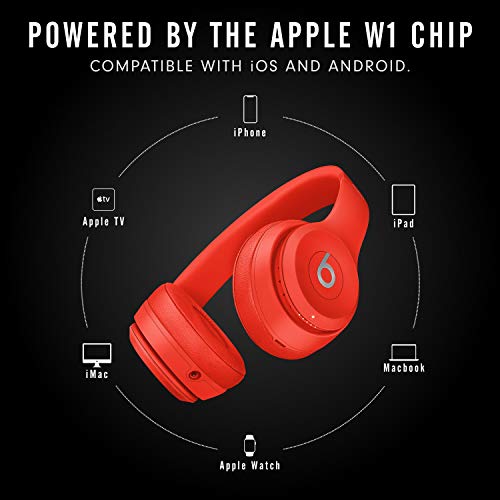 Red On-Ear Wireless Headphones with Bluetooth J58730
