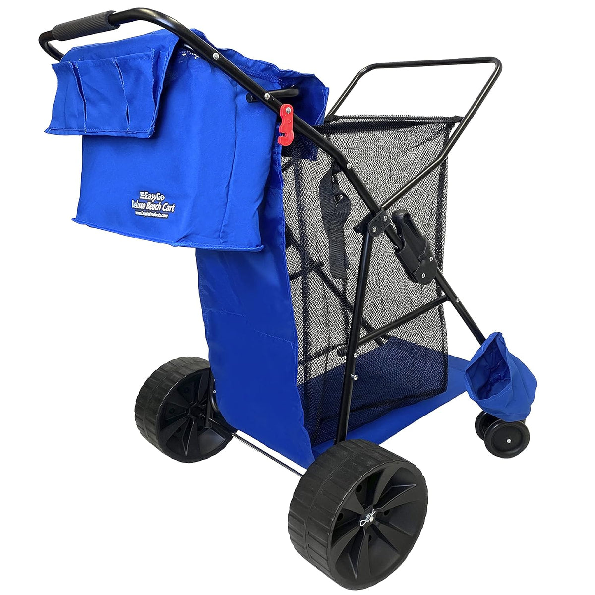 Heavy Duty Folding Beach Cart with Sand Wheels and Storage Pouch Z3088