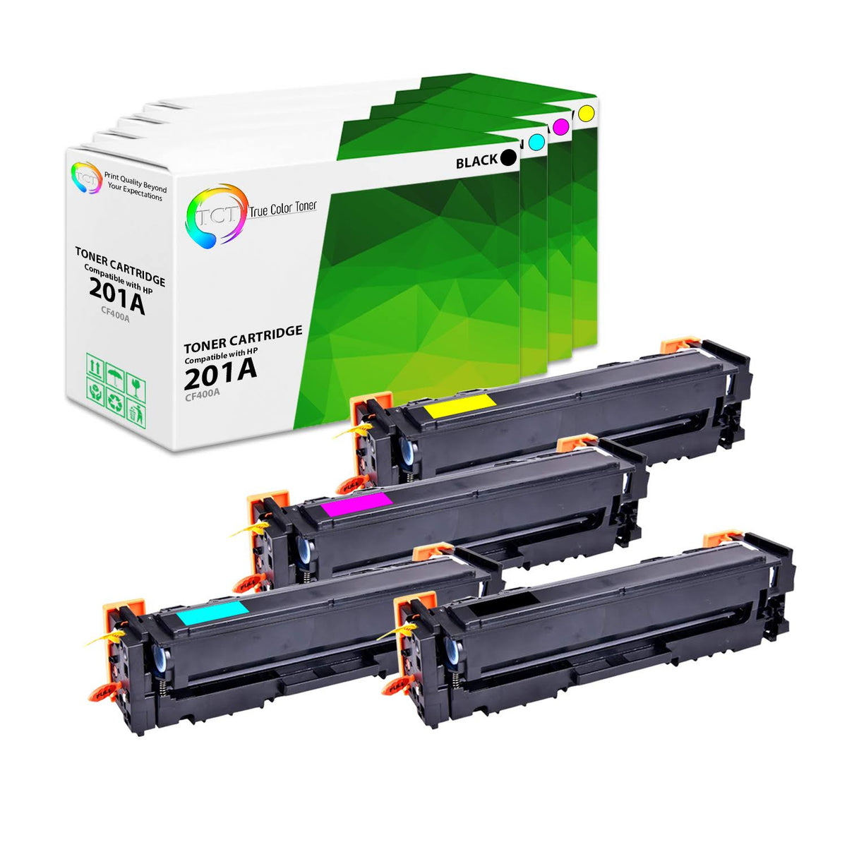 201A Replacement Toner Cartridge Four Pack W429261