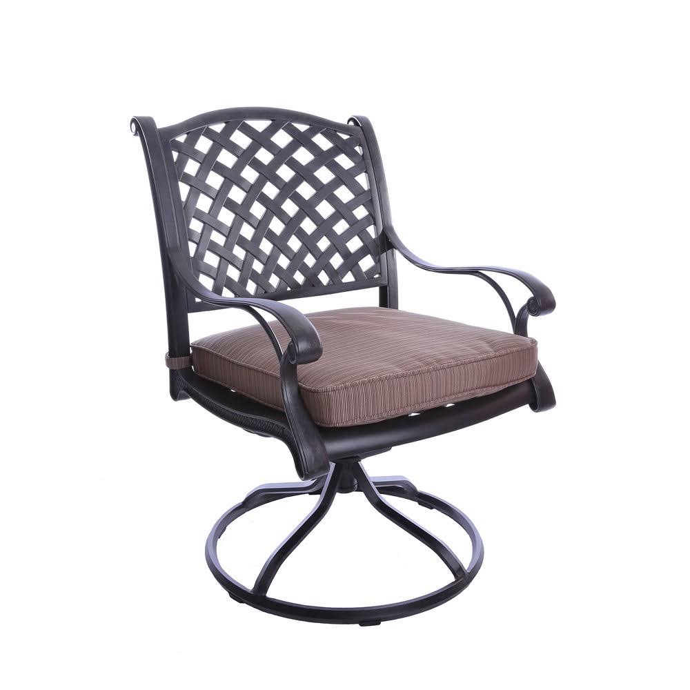Olefin Aluminum Dining Swivel Rocker with Cushion Set of 2 B139