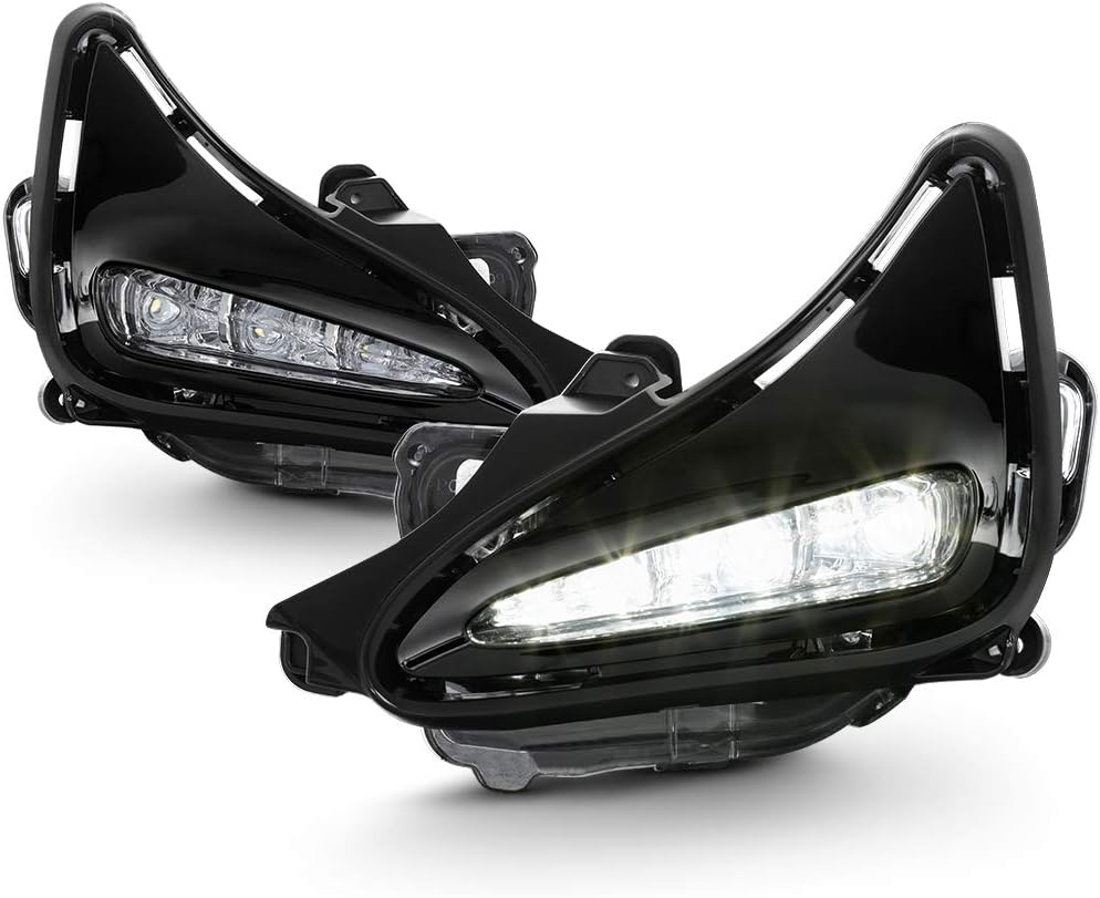 LED Bumper Fog Driving Lights with Switch Assembly Driver & Passenger Side Y66566
