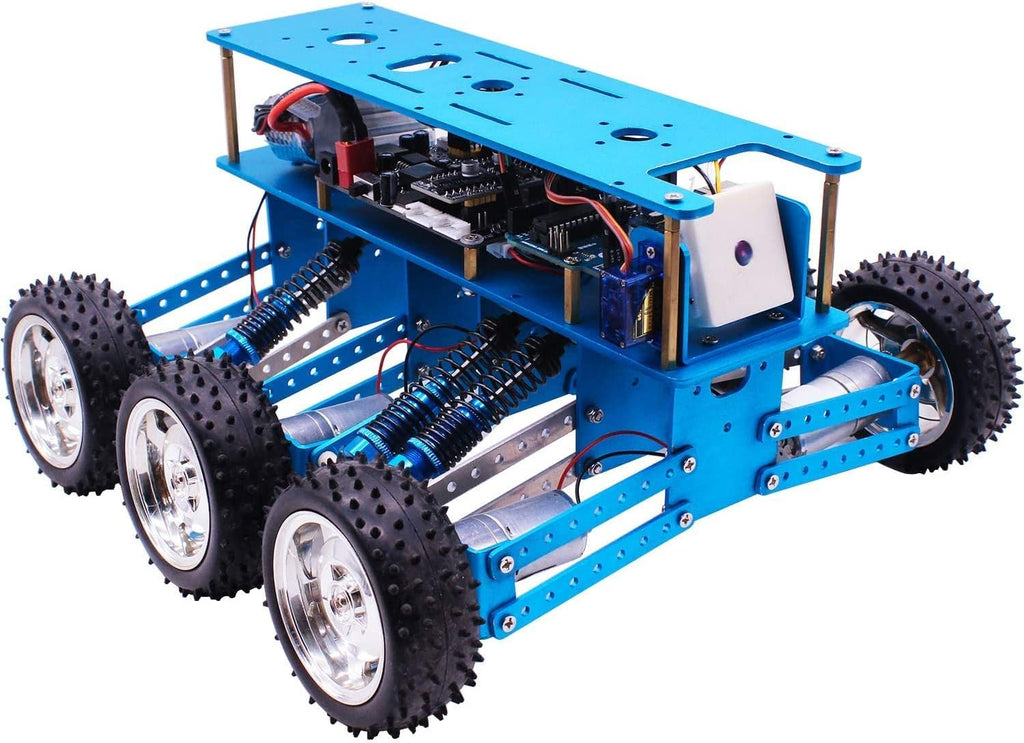 6WD Robot Kit with Camera DIY Programmable RC Car P259