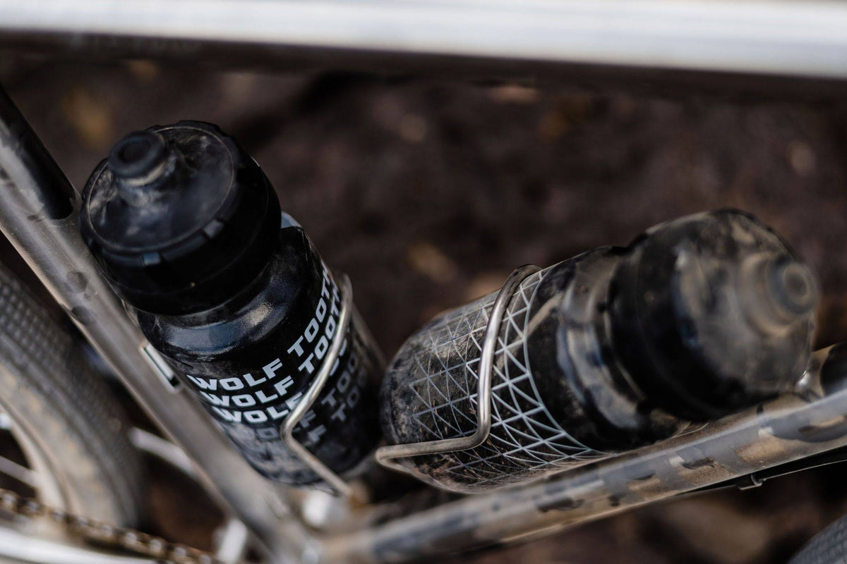 Titanium Silver Bottle Cage C140402