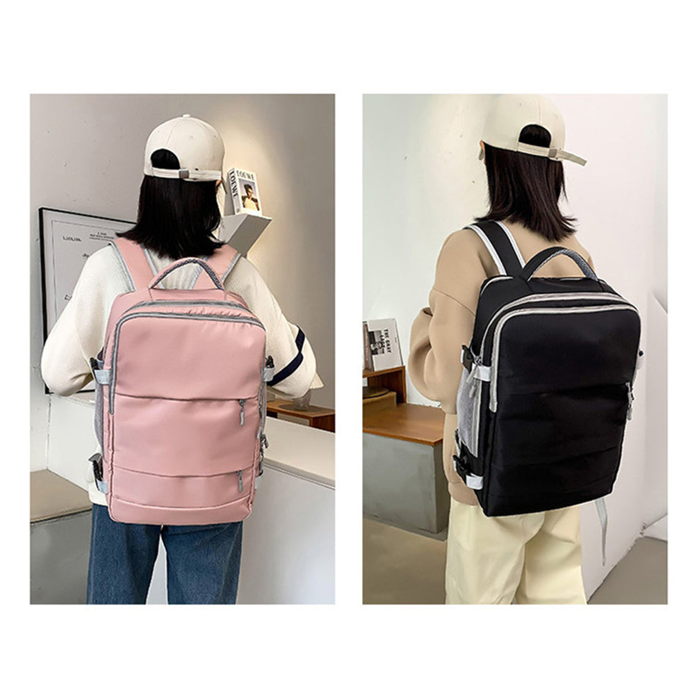 Outdoor Hiking Bag Travel Laptop Backpack with USB Charging Port Water Resistant Daypack J22525