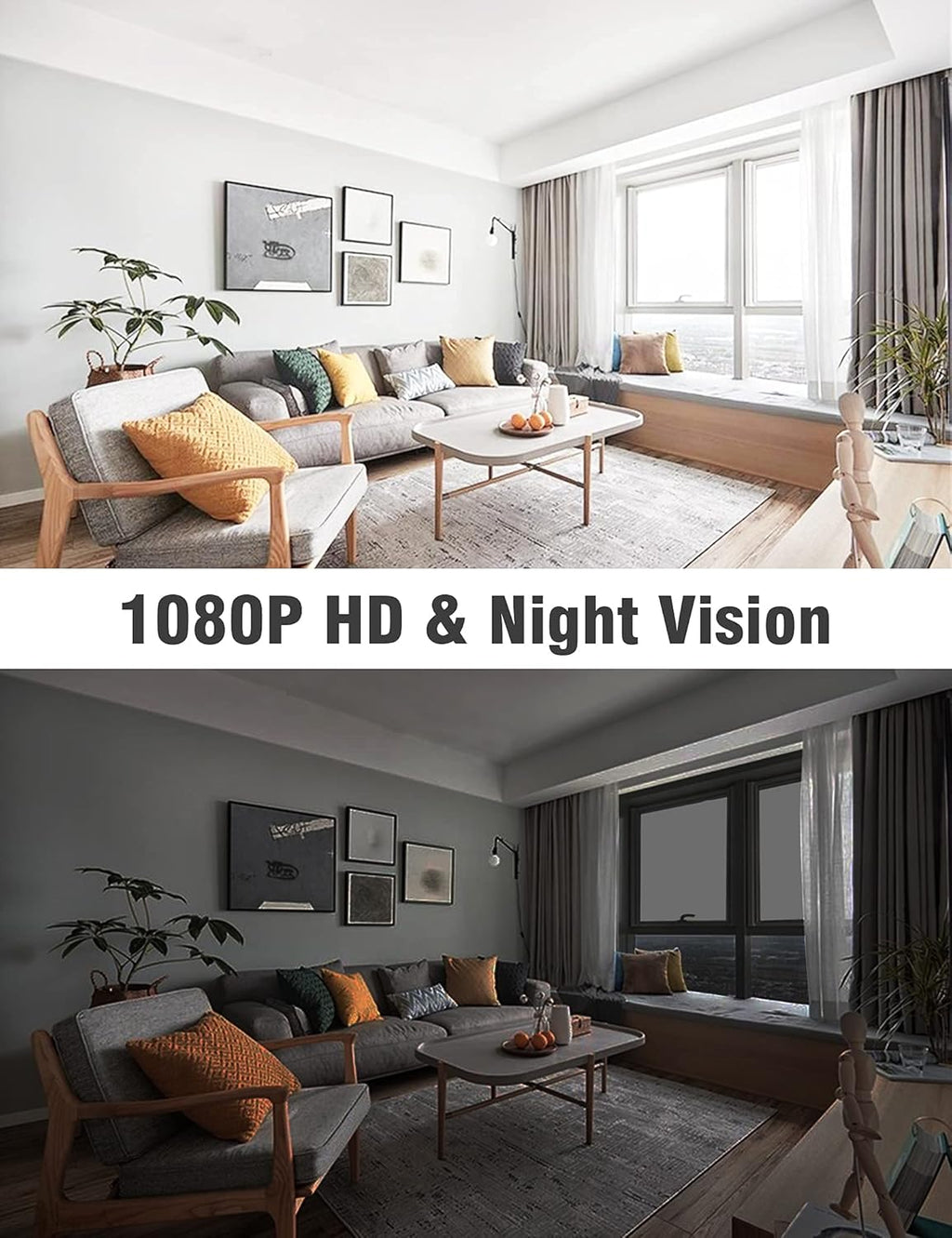 Wireless Rechargeable Battery 1080P HD Waterproof Security Camera V1067
