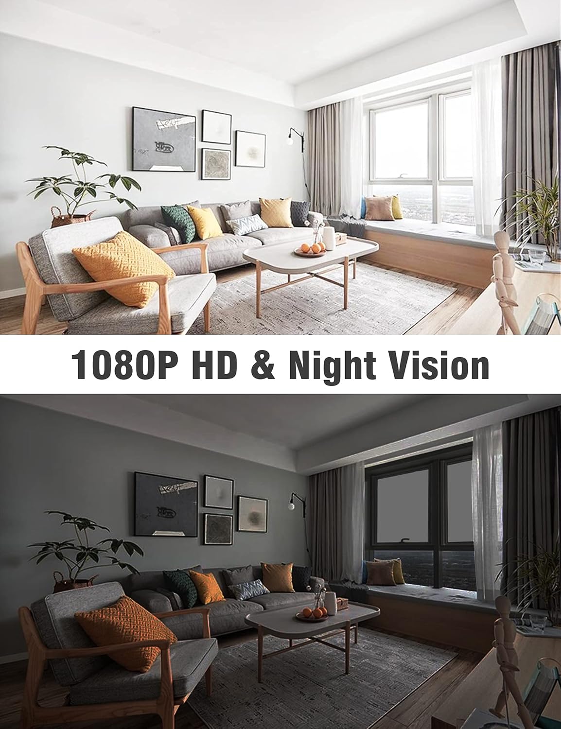 Wireless Rechargeable Battery 1080P HD Waterproof Security Camera V1067