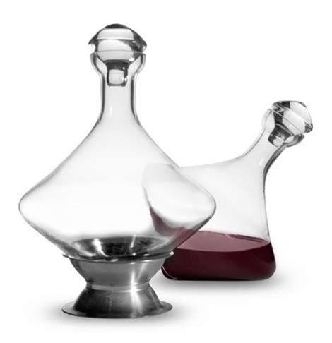 Wine Decanter with Stainless Steel Base P738555