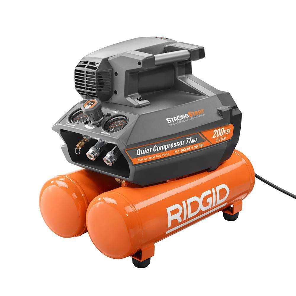 4.5 gal. Portable Electric Quiet Air Compressor Y4720