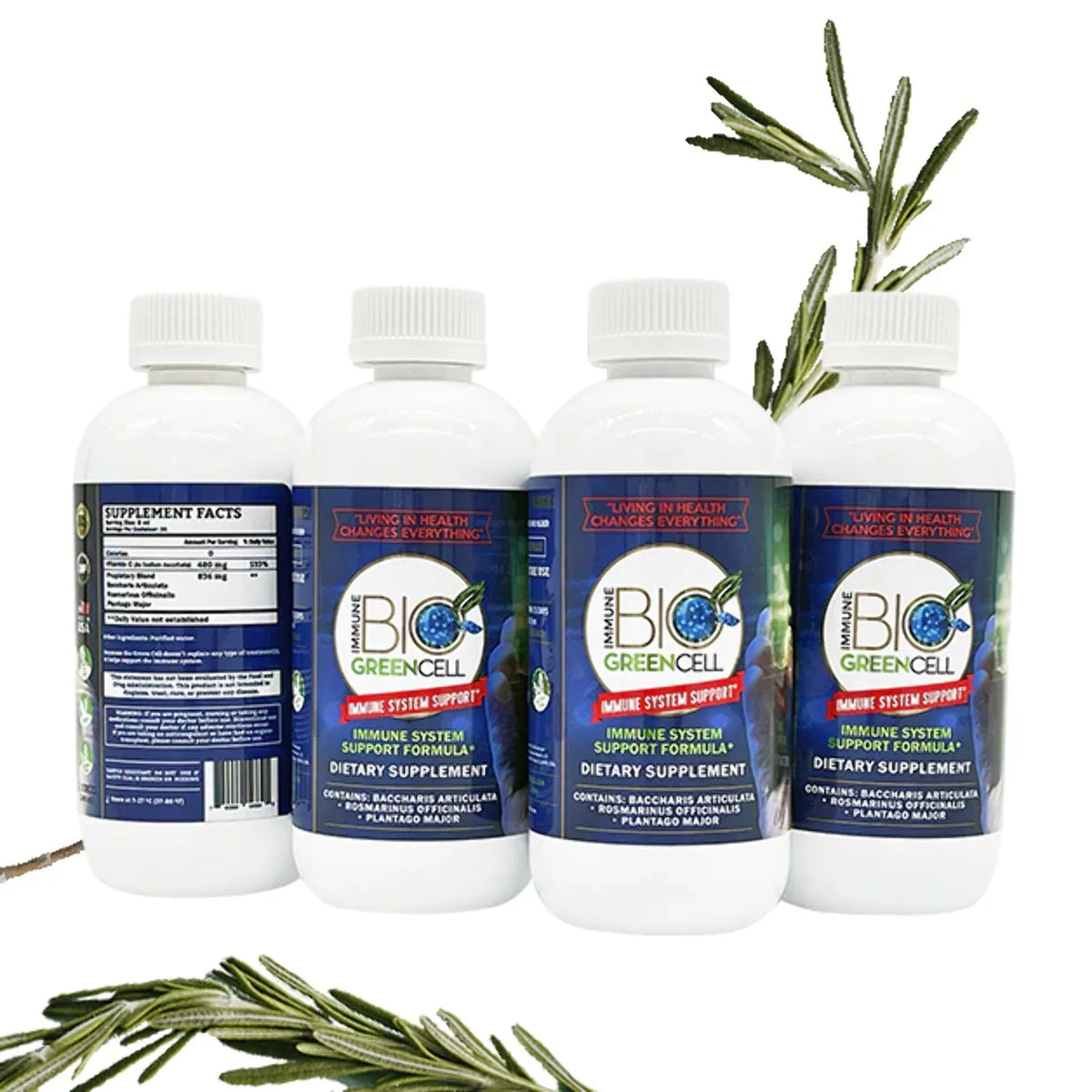 4 Botellas 8ml Per Serving Immune System Support K380