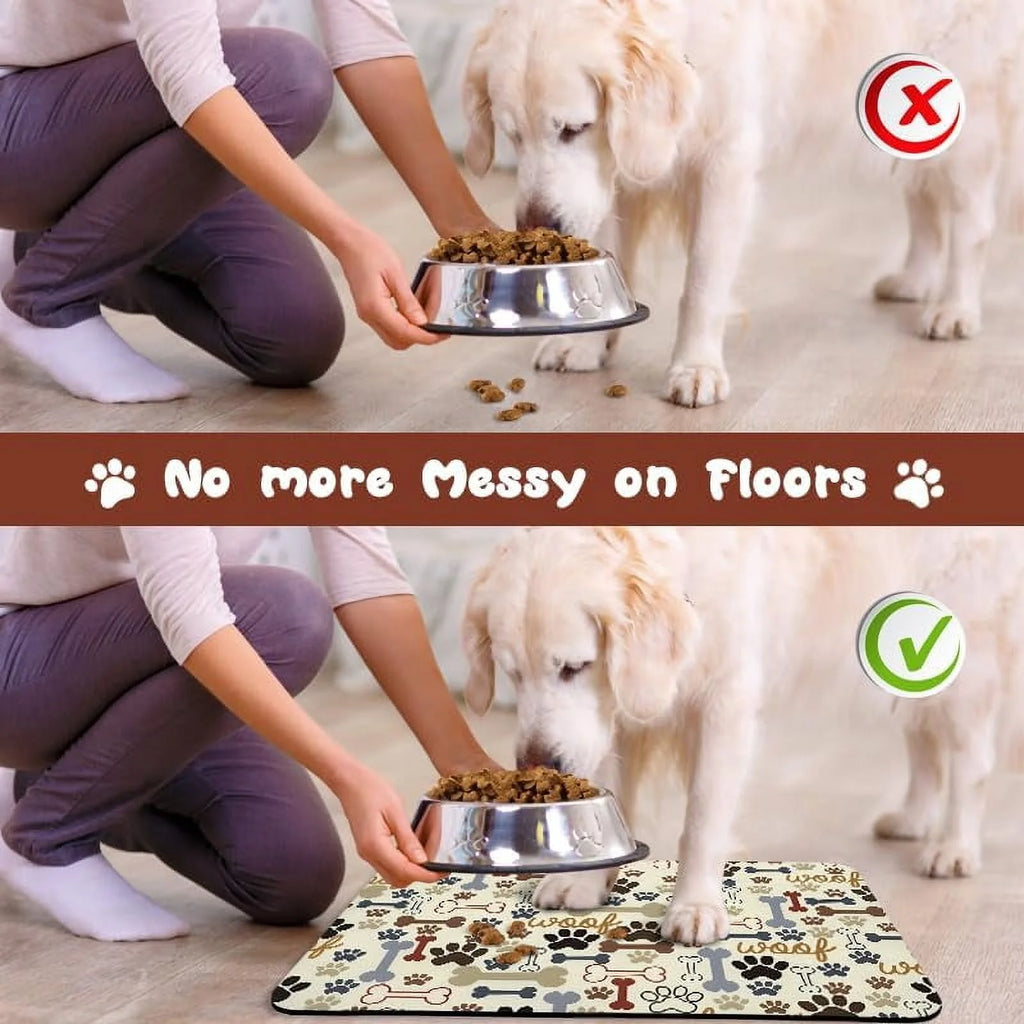 Waterproof Absorbent Dog Food Mat R9629