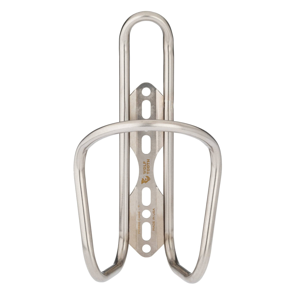 Titanium Silver Bottle Cage C140402
