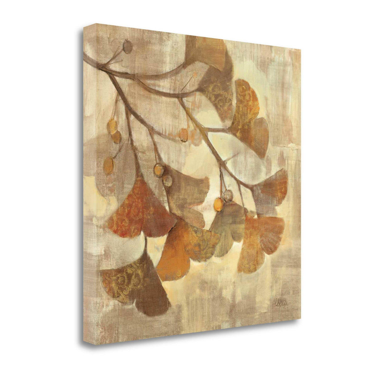 Beige Print on Canvas W3632