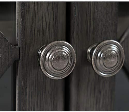Six Door Grey Accent Cabinet Q301349